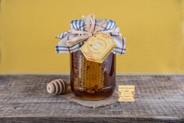 1 kgr. Μέλι Ελάτων κηρήθρα (2)
