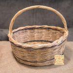 Παραδοσιακό Χειροποίητο Καλάθι από Καλάμι με Χερούλι